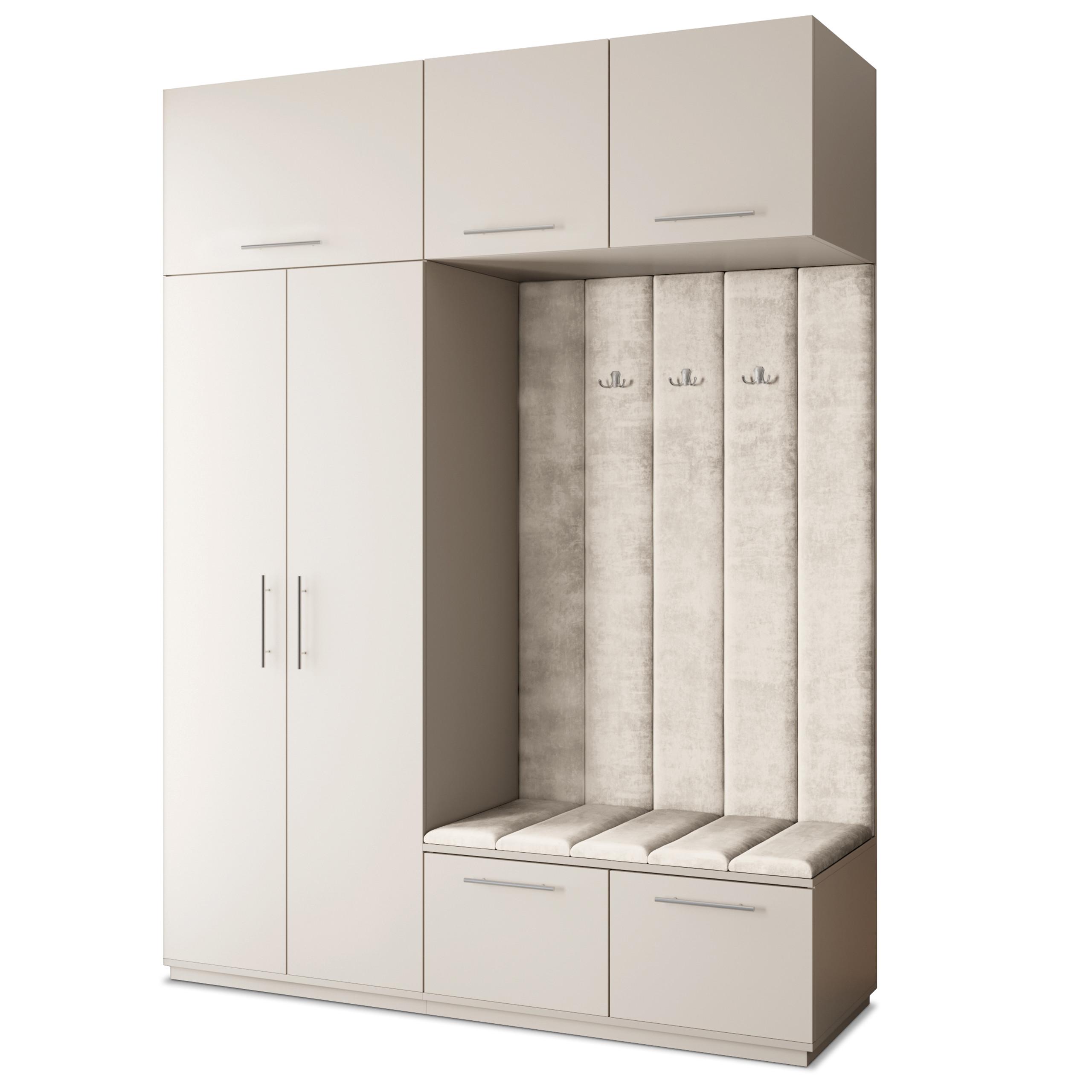 GARDEROBENSCHRANK REMA 180/240/60 cm Modern Kaschmir - Kaschmir/Beige, Holzwerkstoff (180/240/60cm) - MASSENO
