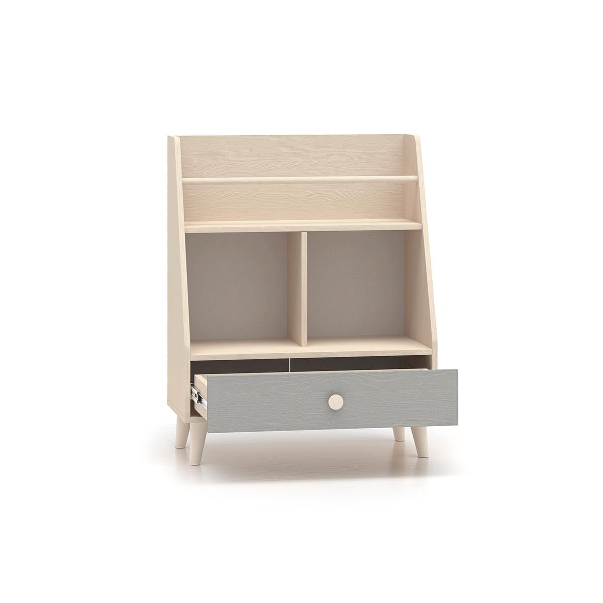 BÜCHERREGAL Alycia Beige - Grau - Holzeffekt - Beige, Holz (72/90/36cm) - Petits-meubles