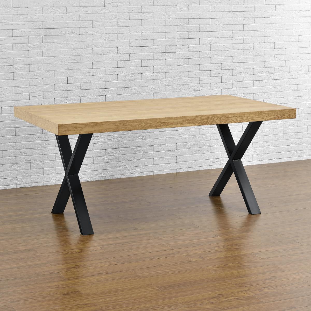 TISCHGESTELL-SET 2 TLG. Greith - Schwarz, Metall (69/72/8cm) - [en.casa]