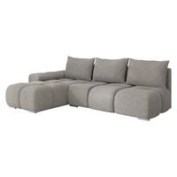 ECKSOFA Bestii, Seite: Links - Schwarz/Grau, Holz/Kunststoff (270/183cm) - MIRJAN24
