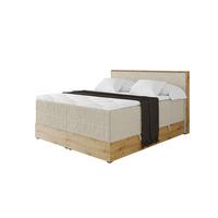 BOXSPRINGBETT LOLLI9 -KING 120x200 - H3/H4 Creme - Beige, Holzwerkstoff (120/200cm) - ALTDECOR