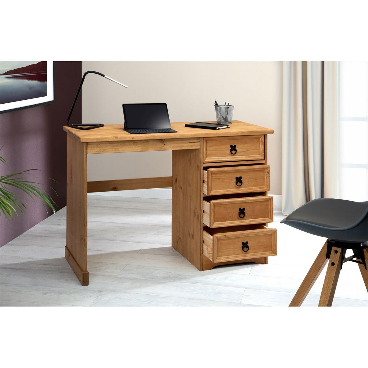 SCHREIBTISCH SALSA braun - Braun, Holz (104/47/78cm) - CARO-Möbel