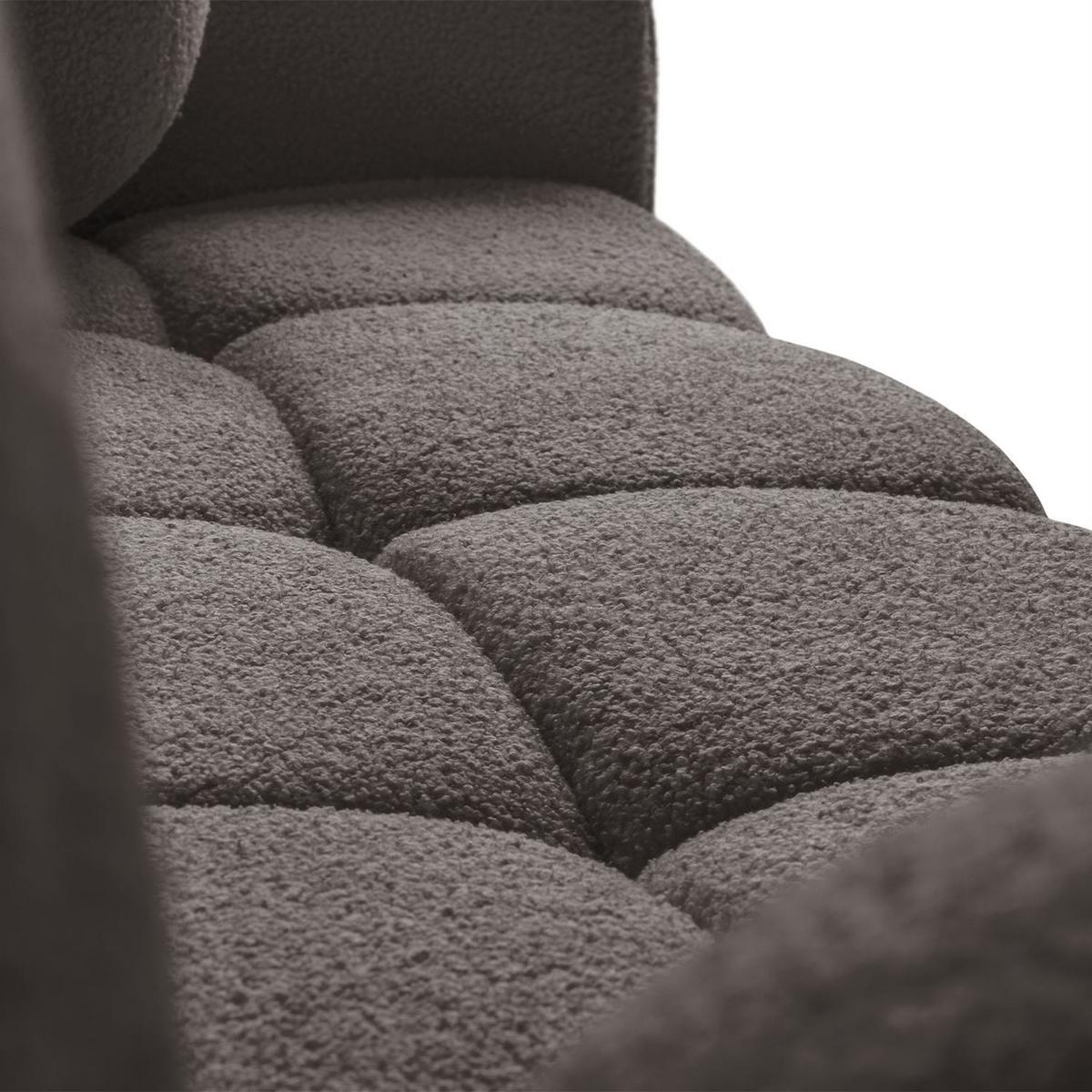 SCHLAFSOFA Morena, zweisitzig, mit Schlaffunktion, Quelle 20 - Dunkelbraun, Textil (207/90/90cm) - Lookway