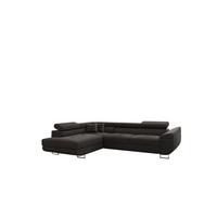 ECKSOFA Carmelo In Nova - Anthrazit, Holzwerkstoff/Textil (275/202cm) - Fun Möbel