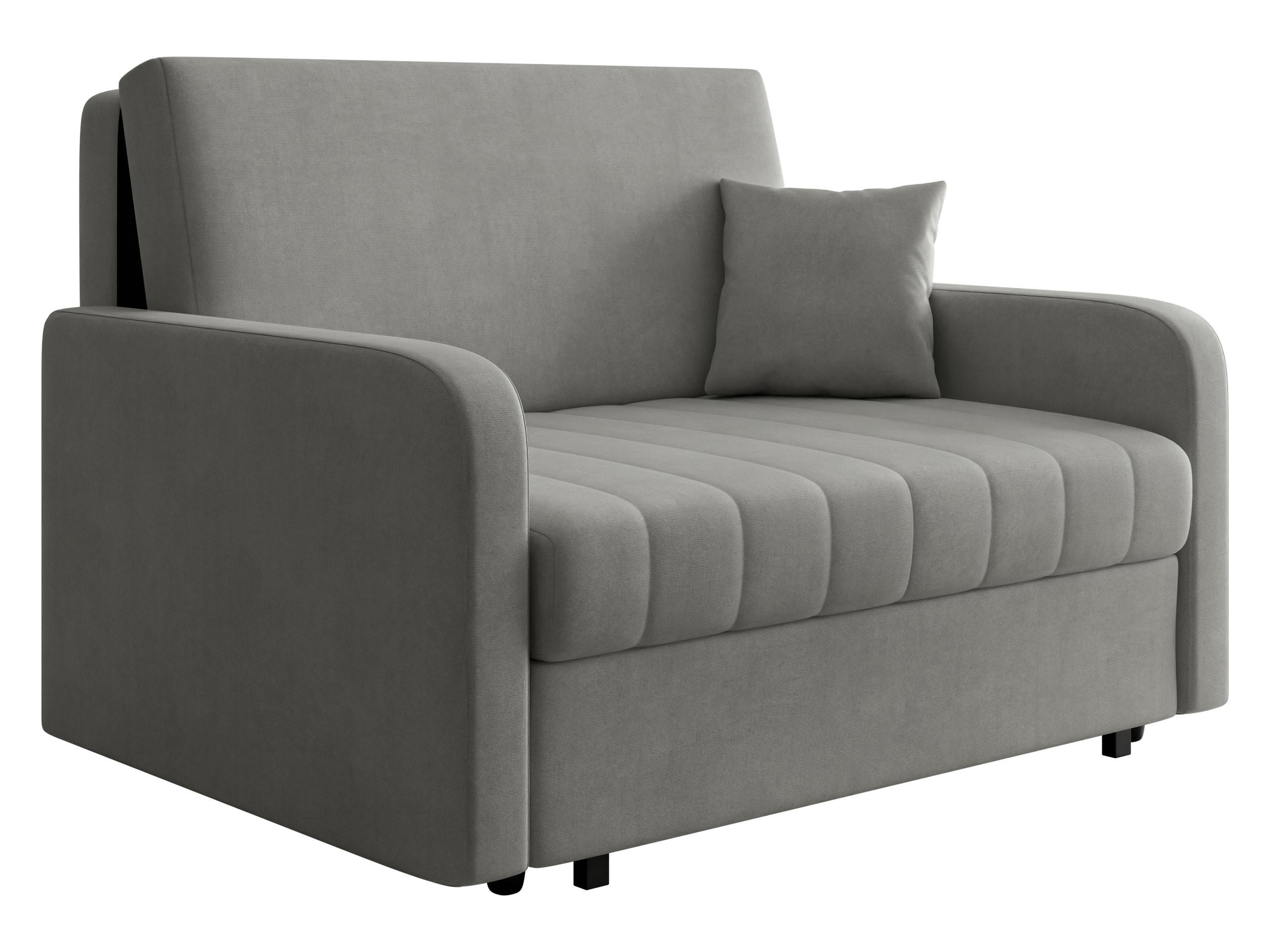 SCHLAFSOFA Viva Silk II - Schwarz/Grau, Holz/Textil (132/85/98cm) - MIRJAN24