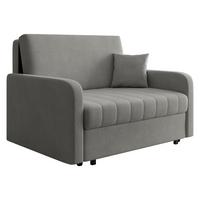 SCHLAFSOFA Viva Silk II - Schwarz/Grau, Holz/Textil (132/85/98cm) - MIRJAN24