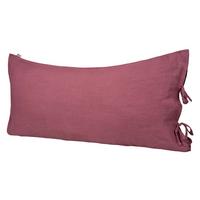 KISSENBEZUG reines Leinen rose-de provence 40/80 cm - Altrosa, Naturmaterialien (40/80cm) - beties Heimtextil