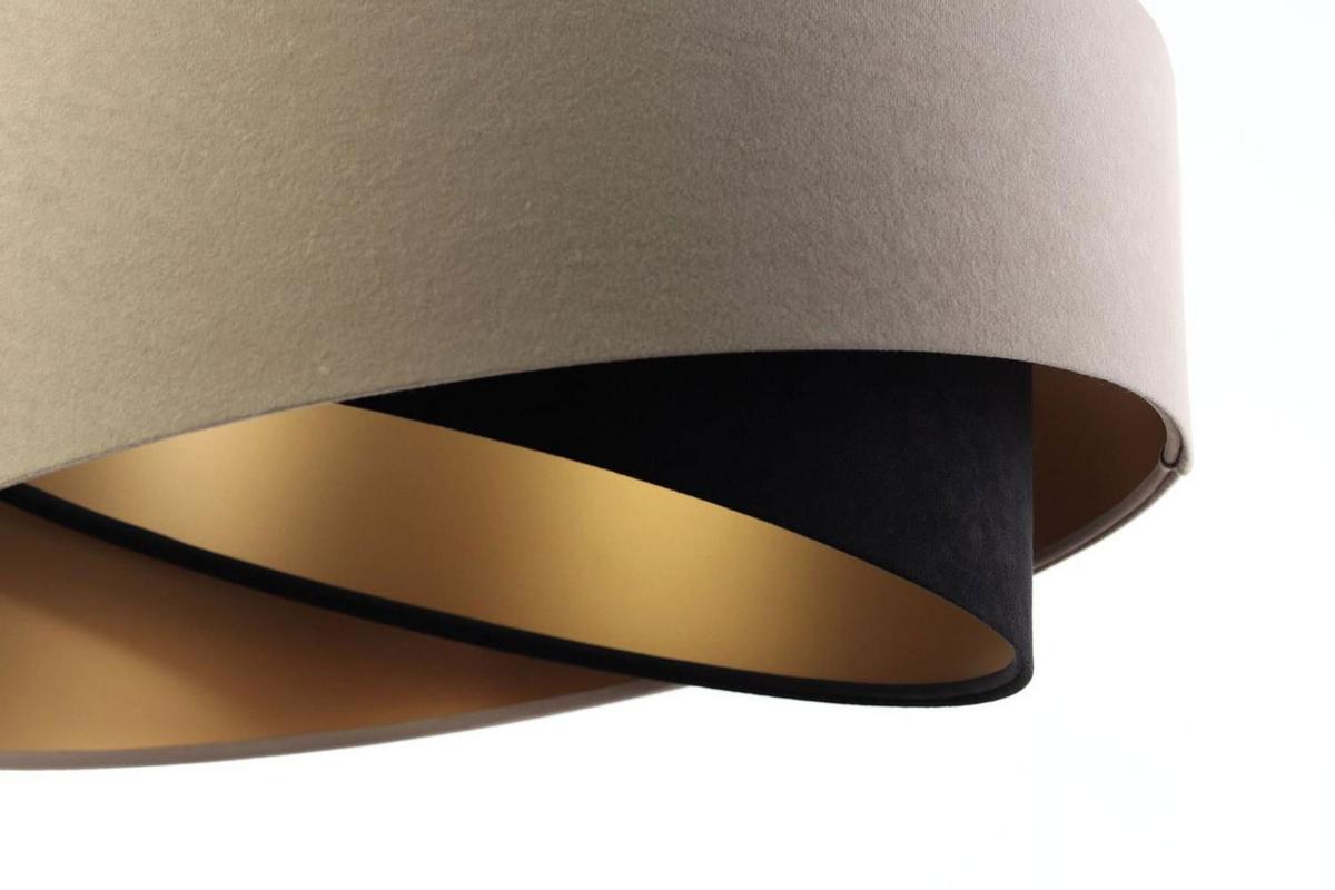 HÄNGELEUCHTE Schwarz 50/23 cm - Braun, Kunststoff (50/1.3/23cm) - ONZENO