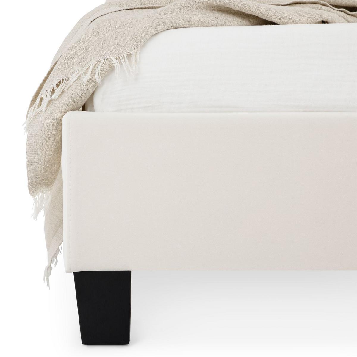 POLSTERBETT BAGO 90X200 CM - Creme, Textil (90/200cm) - IDIMEX