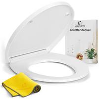 TOILETTENSITZ - Weiß, Kunststoff (37/46/46cm) - Lion Home	