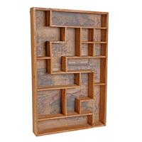 SETZKASTEN Braun - Braun, Holz (45/70/8cm) - MCW