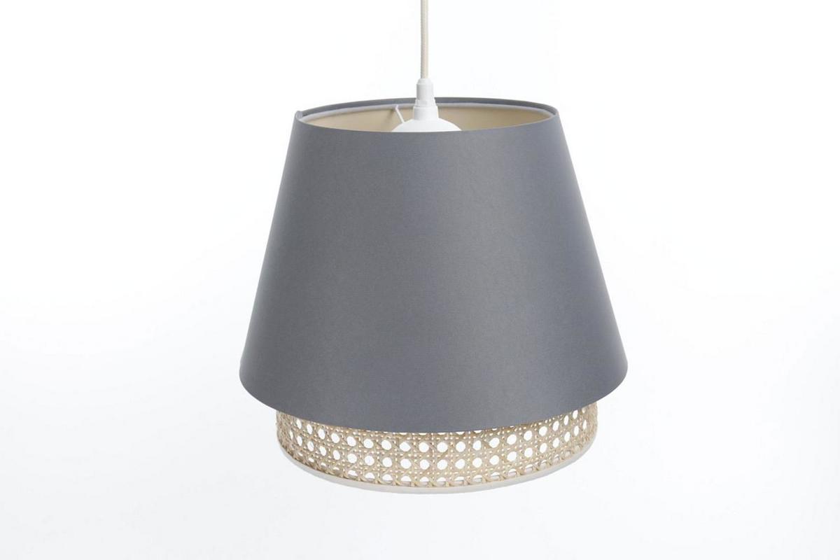 HÄNGELEUCHTE Grau 30/27 cm - Grau, Kunststoff (30/1.3/27cm) - ONZENO