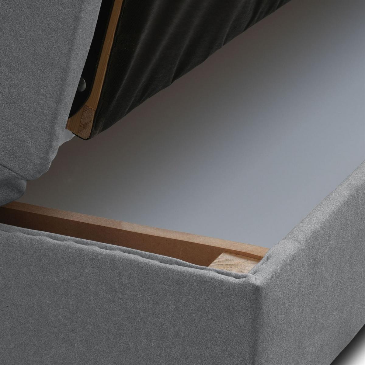 SCHLAFSOFA VERO mit Schlaffunktion Castel 91 - Grau, Textil (191/88/90cm) - Lookway