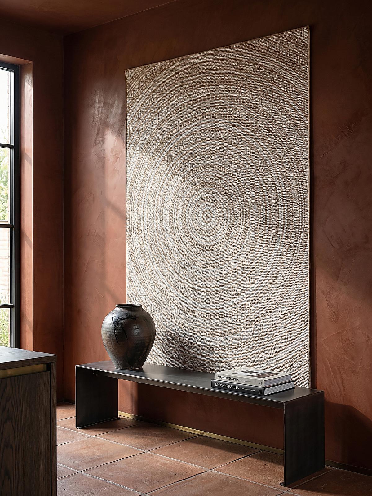 FLACHWEBTEPPICH Orientalisch BORNO Polypropylen Natur 160 x 220 cm - Beige, Textil (160/220cm) - KADIMA DESIGN