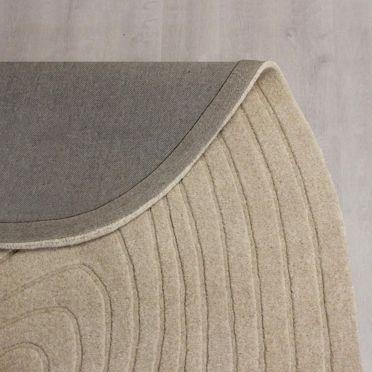 WOLLTEPPICH PARRET, mit Struktur, Beige, 200 x 290 cm - Beige, Textil (290/200cm) - KADIMA DESIGN