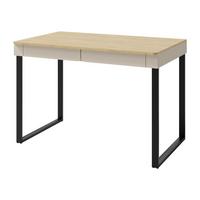 SCHREIBTISCH Luca LC11 - Sandfarben/Schwarz, Holzwerkstoff (125/63/75cm) - MIRJAN24
