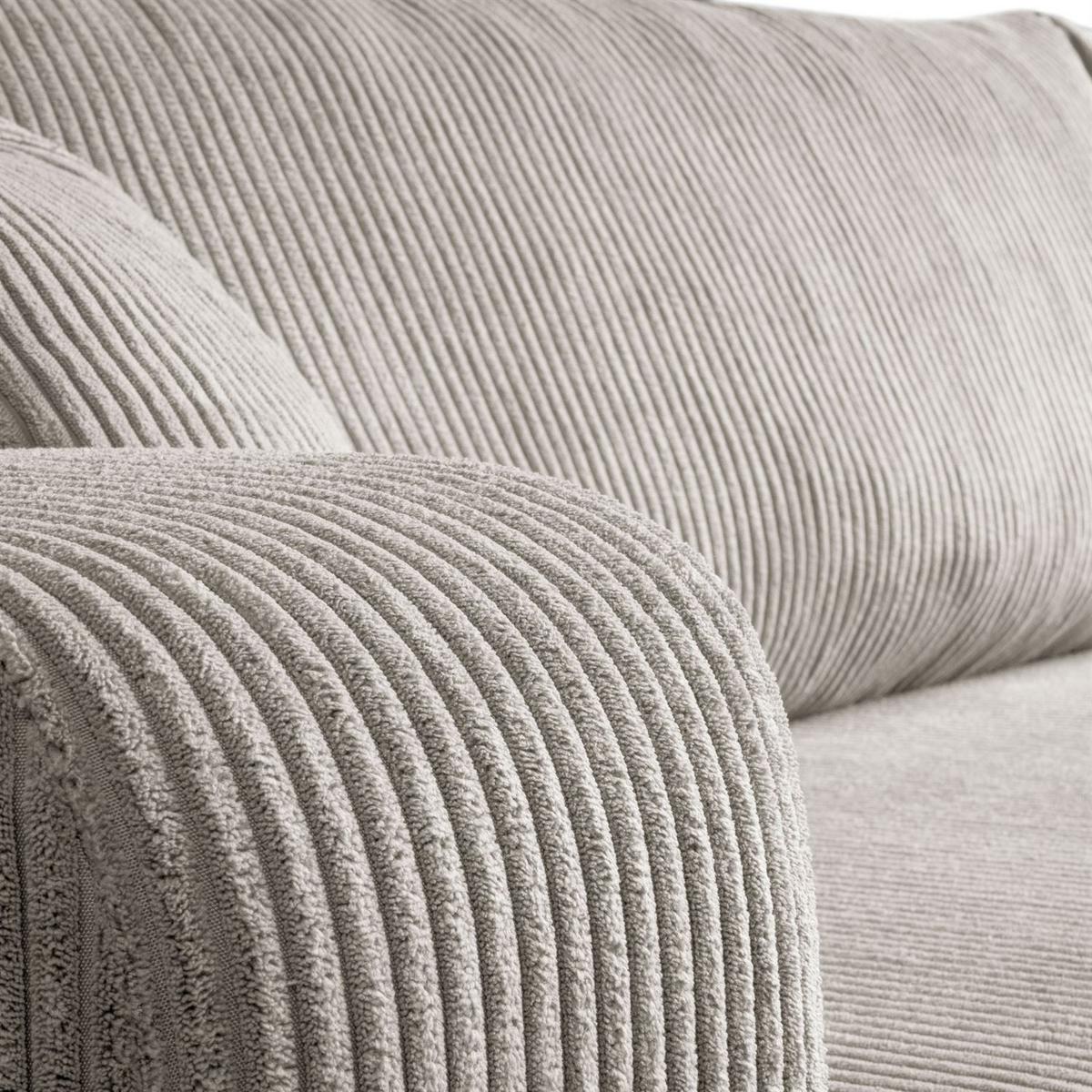 ECKSOFA PRESTIGE L, Poso 100 - Creme, Textil (247/143cm) - Lookway