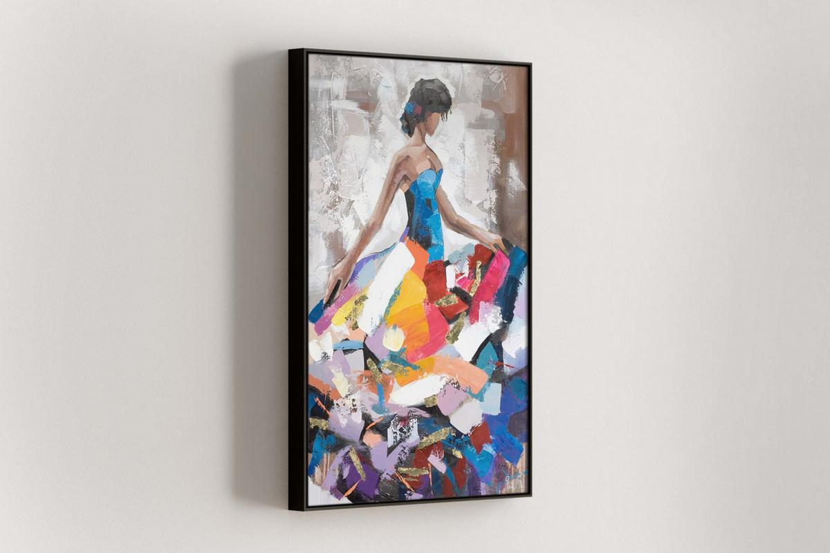 ACRYLBILD HANDGEMALT 60/90 cm - Multicolor, Holz/Textil (60/90cm) - KUNSTLOFT
