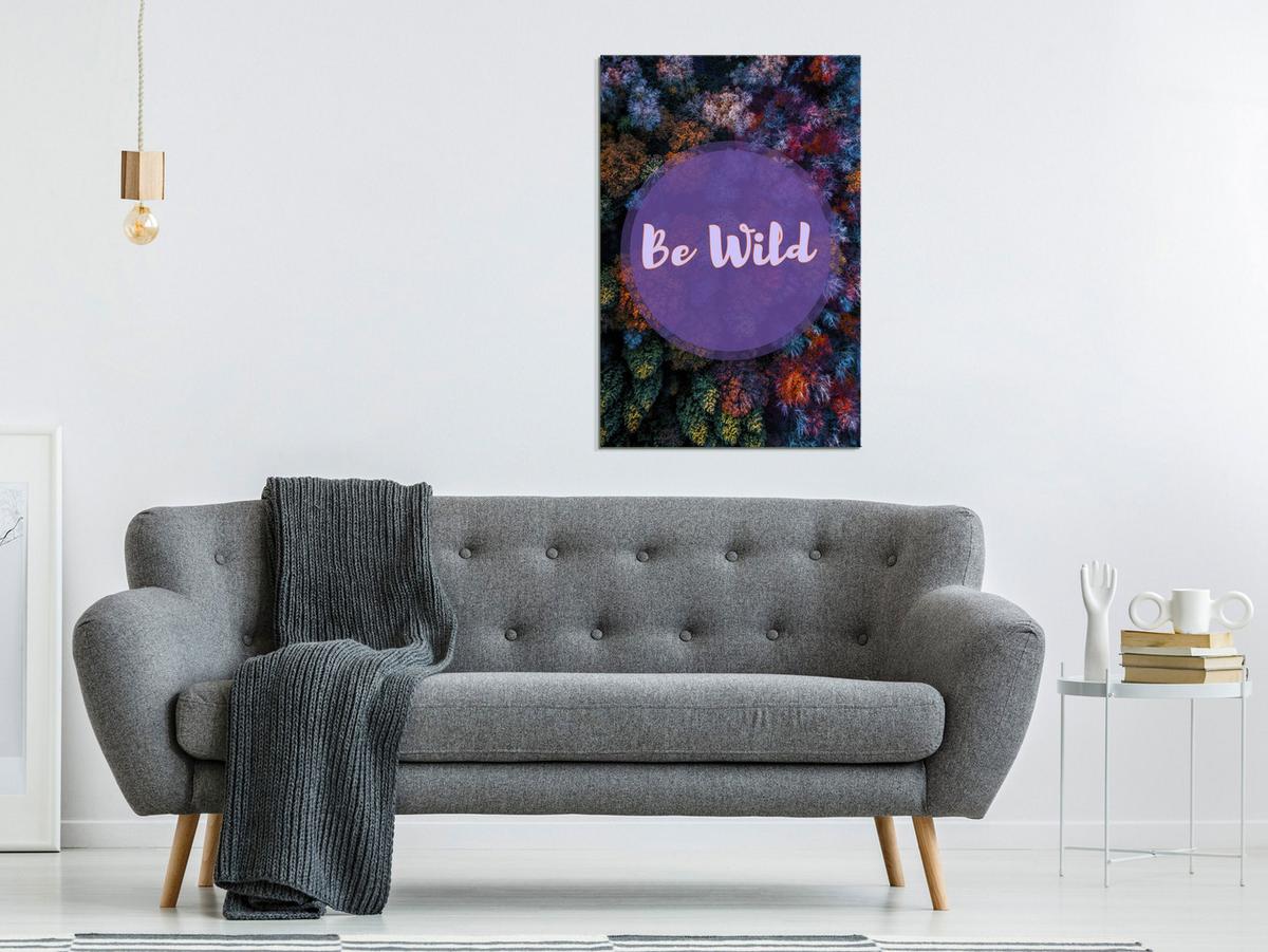 KUNSTDRUCK Bunt 40/60 cm - Multicolor, Textil (40/60cm) - KUNSTLOFT