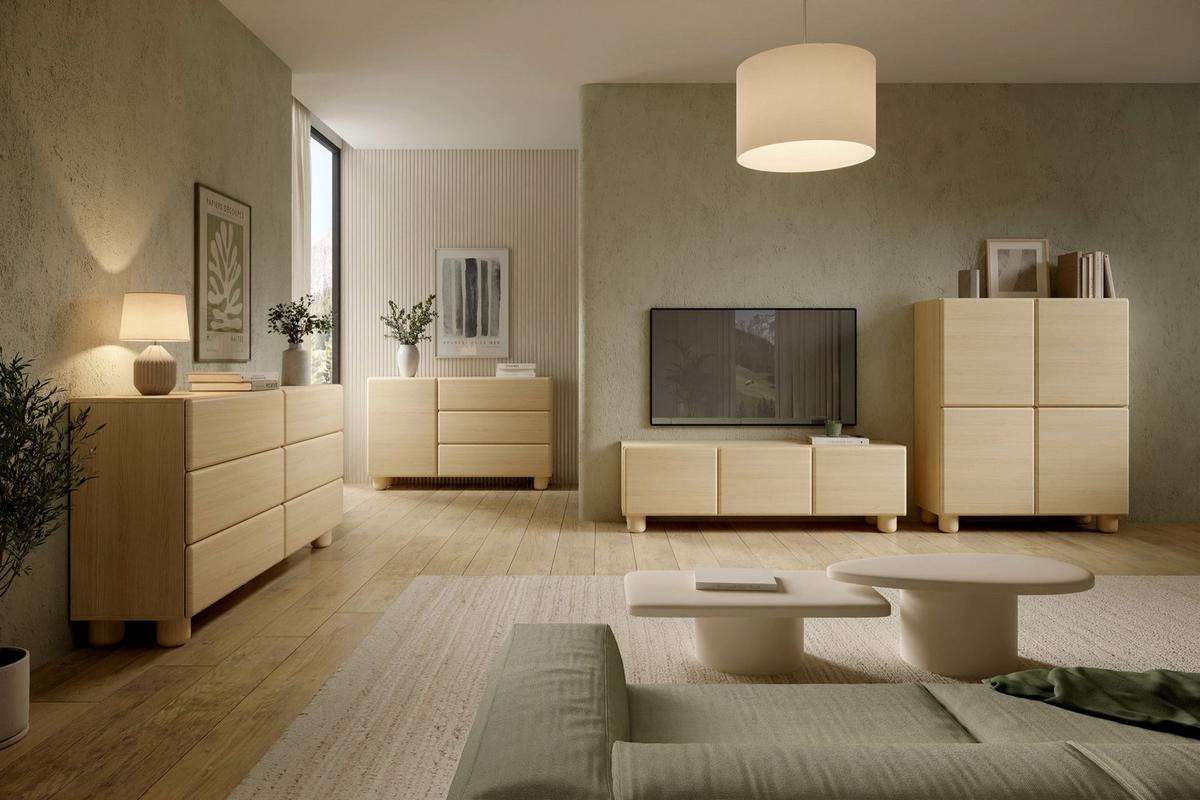 SIDEBOARD Lomo 130 cm - Eichefarben, Holz/Holzwerkstoff (130/80.2/38cm) - Selsey