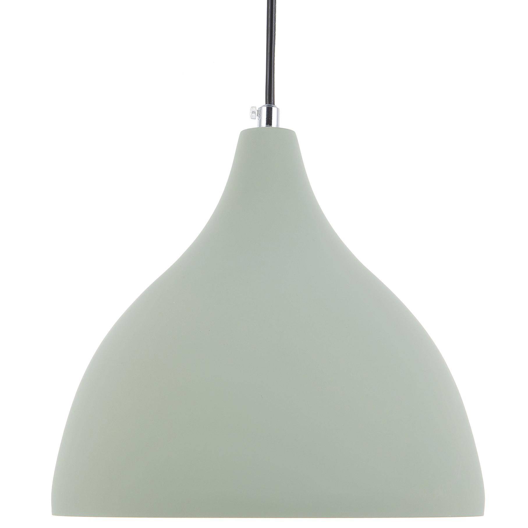 HÄNGELEUCHTE Lambro 23/23/121 cm - Grün, Stein (23/23/121cm) - Beliani