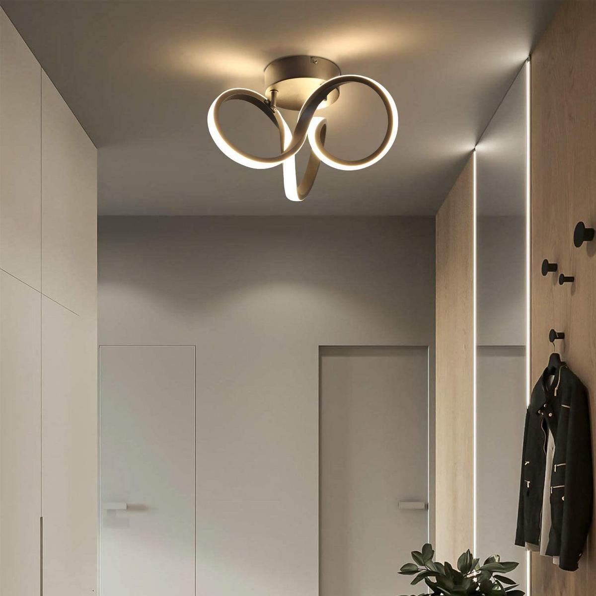 LED-DECKENLEUCHTE Norbert 31/26/20 cm - Schwarz, Metall (31/26/20cm) - ZMH
