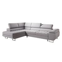 ECKSOFA Eden 4 Sitzplätze Grau - Grau, Textil (271/201cm) - Petits-meubles