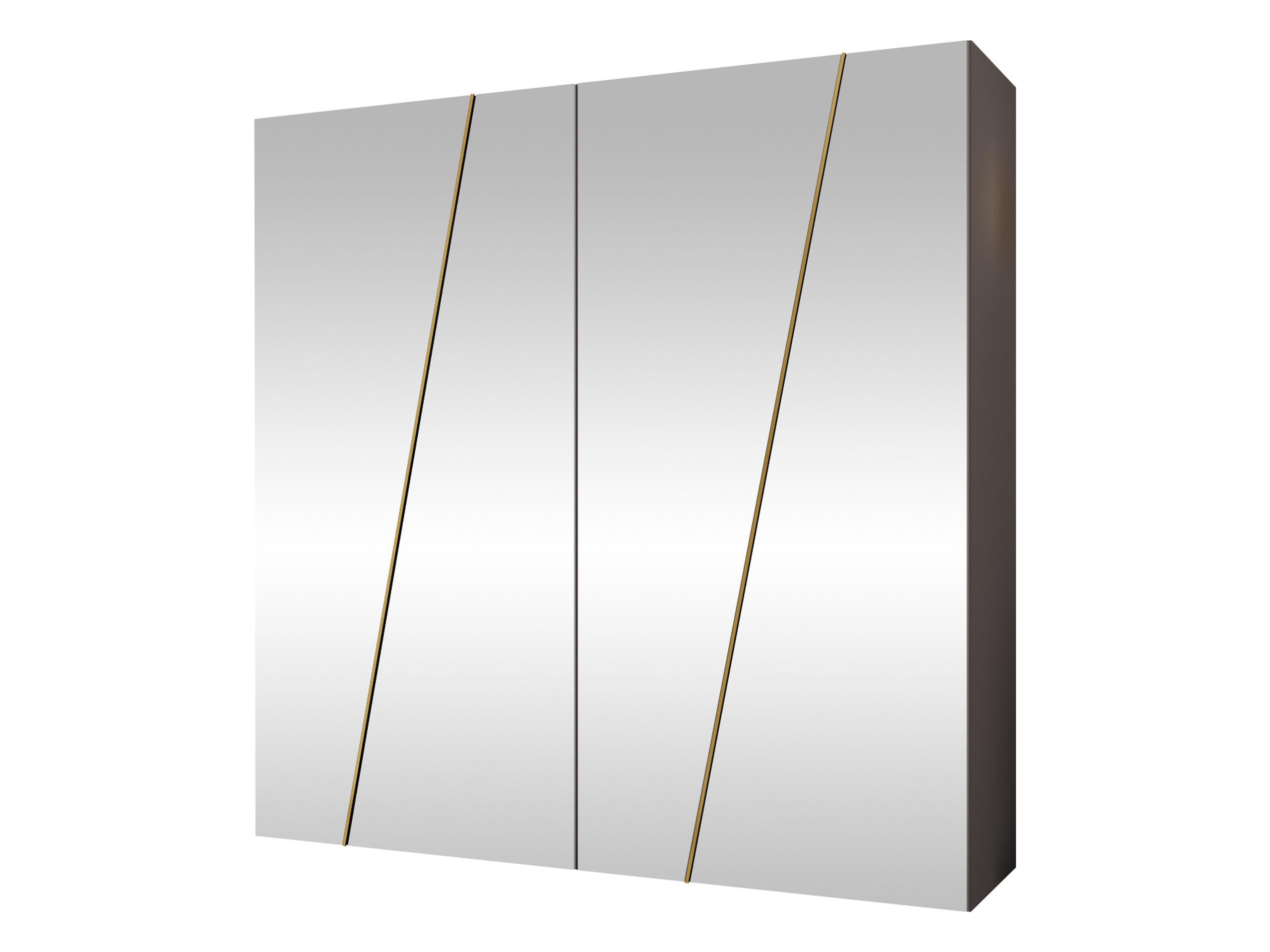 DREHTÜRENSCHRANK Zen 4L 200 cm - Kaschmir/Goldfarben, Holzwerkstoff/Kunststoff (200/202/50cm) - MIRJAN24