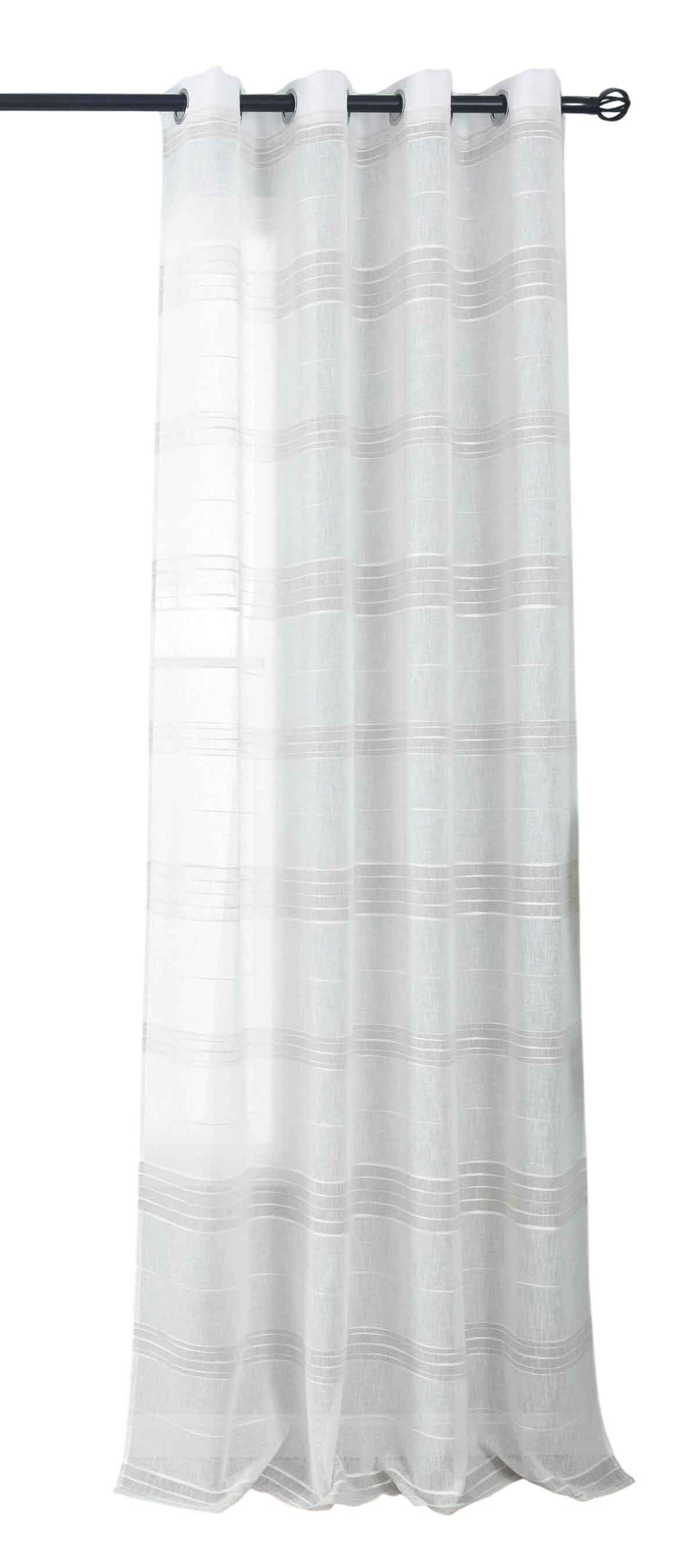 VORHANG »Frankfurt« HxB 245x140 cm Taupe - Taupe, Textil (140/245cm) - Gardinenbox
