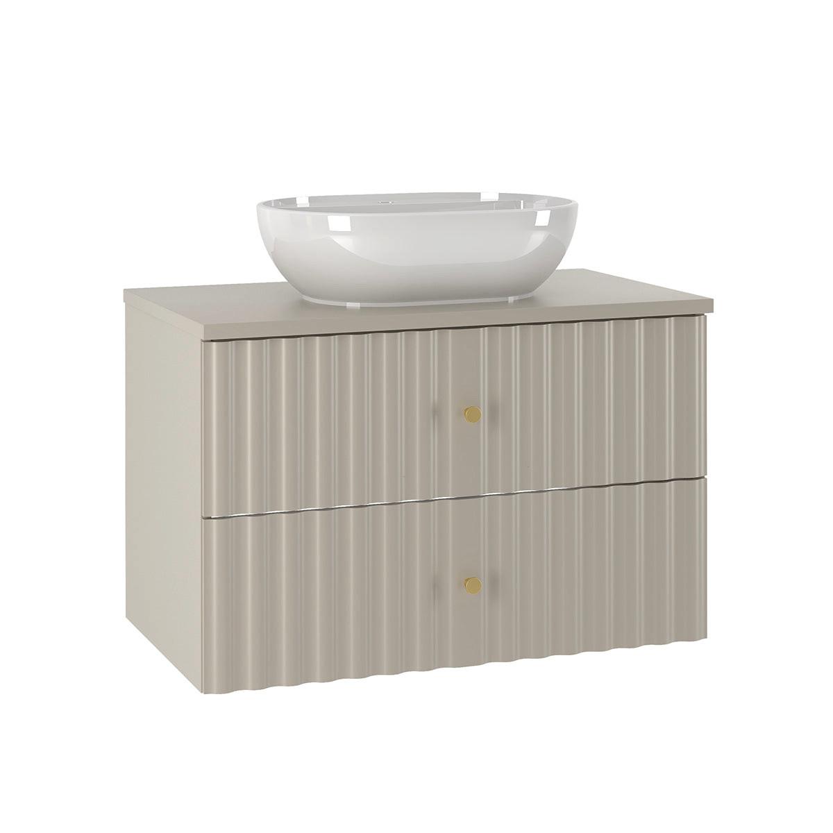 WASCHTISCH 80.6cm Izae Kaschmir - Kaschmir, Holzwerkstoff (80.6/52.2/46.5cm) - Petits-meubles