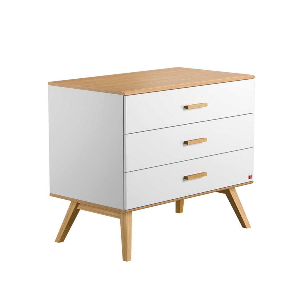 BABYZIMMER 2-teilig Weiß - Weiß, Holzwerkstoff (100/86.5/58cm) - Petits-meubles