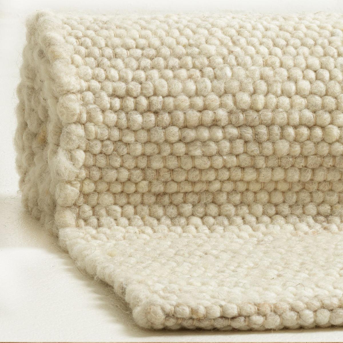 HANDWEBTEPPICH Anden 70x130 cm - Champagner, Textil (70/130cm) - Rug and Roll