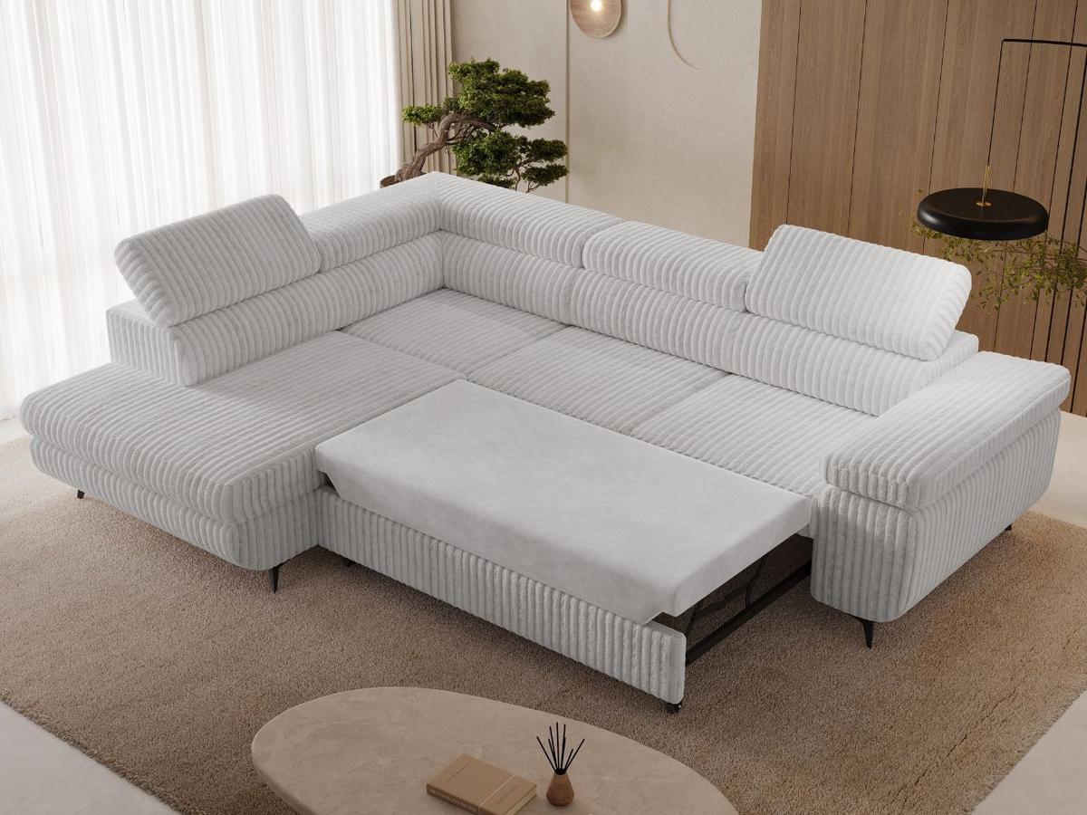 ECKSOFA Argon Grau Rechts - Schwarz/Grau, Holz/Textil (190/255cm) - Graingold