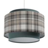 HÄNGELEUCHTE Türkis 40/28 cm - Türkis, Kunststoff (40/1.5/28cm) - ONZENO