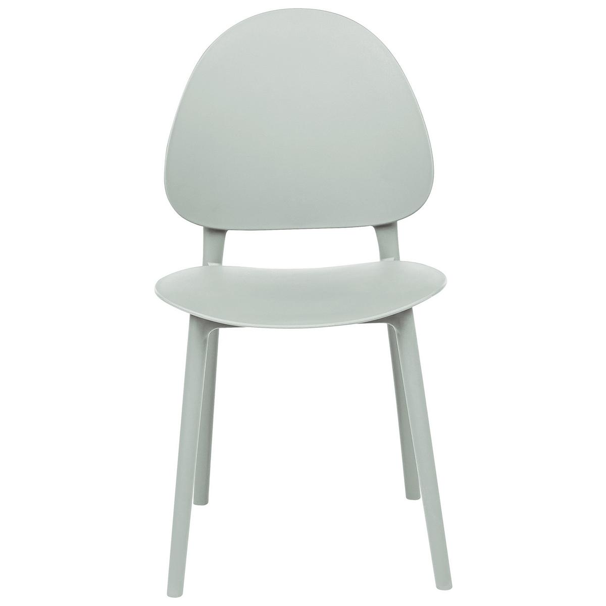 GARTENSTUHL 4er-Set Mintgrün Ceara - Mintgrün, Kunststoff (44/83/45cm) - Beliani
