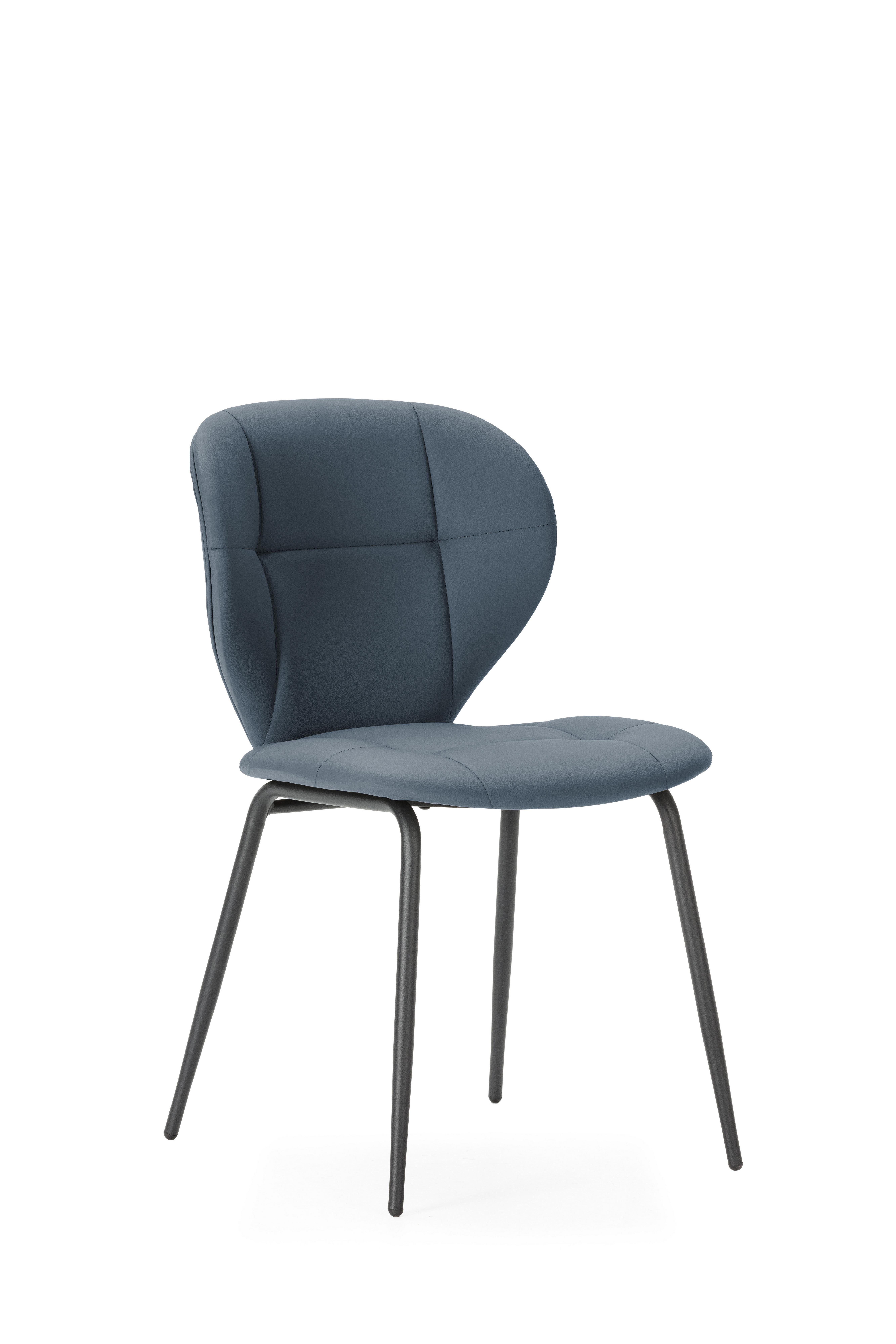 ESSZIMMERSTUHL Maura Grau 50/57/49 cm 2er-Set - Grau, Textil (57/49/50cm) - Calicosy