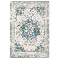 DESIGNER TEPPICH POP-VINTAGE - Blau/Creme, Textil (120/170cm) - Pergamon