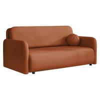 SCHLAFSOFA Viva Sun IV - Schwarz/Orange, Holz/Textil (170/85/103cm) - MIRJAN24