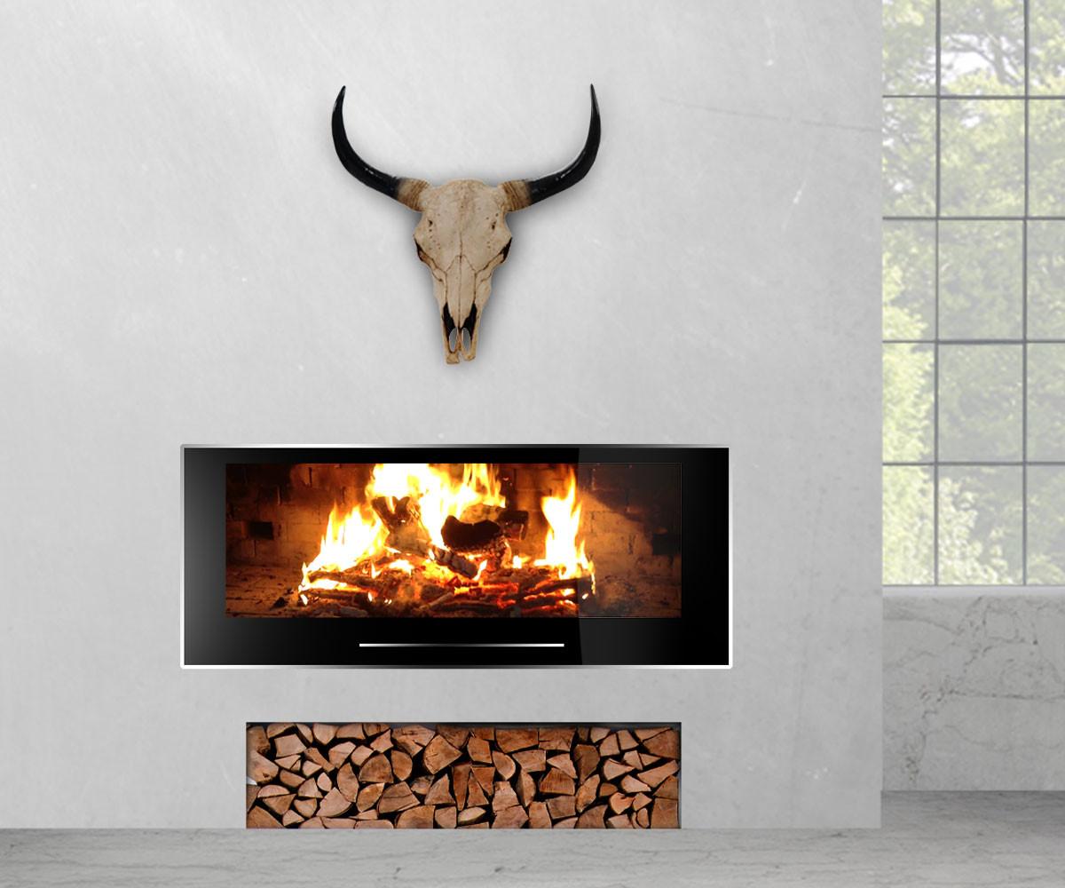 DEKO SCHÄDEL LONGHORN Beige - Beige, Stein (64/64/21cm) - MCW