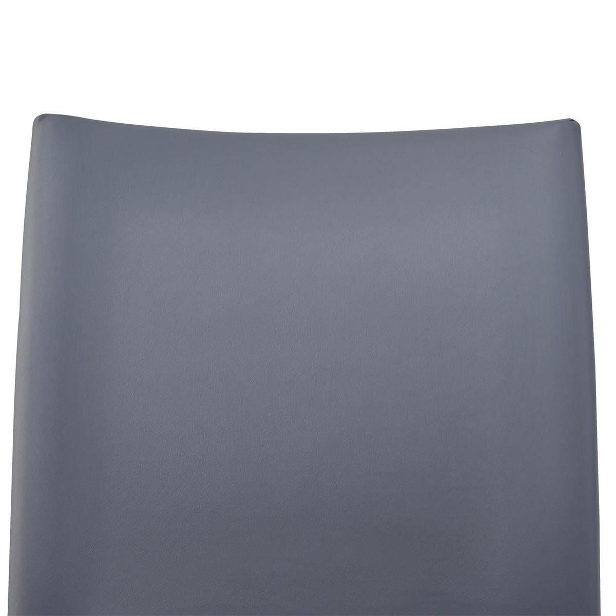 ESSZIMMERSTUHL ALADINO 4er-Set grau - Grau, Textil/Metall (43/94/56cm) - IDIMEX