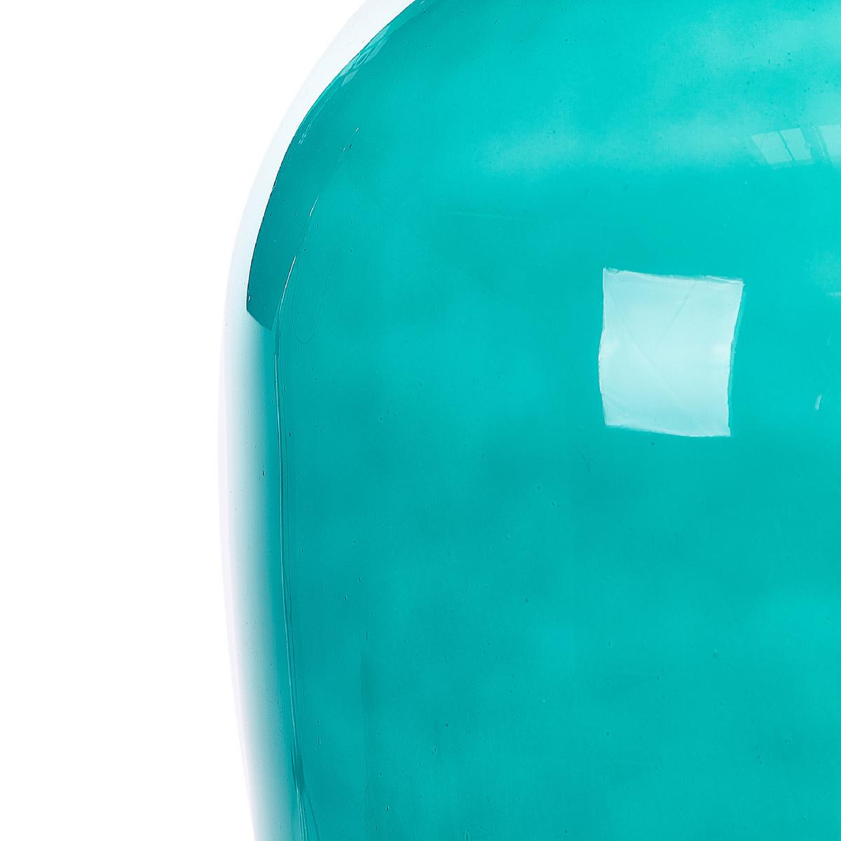 DEKOVASE Glas blau Samosa - Blau, Glas (48cm) - Beliani