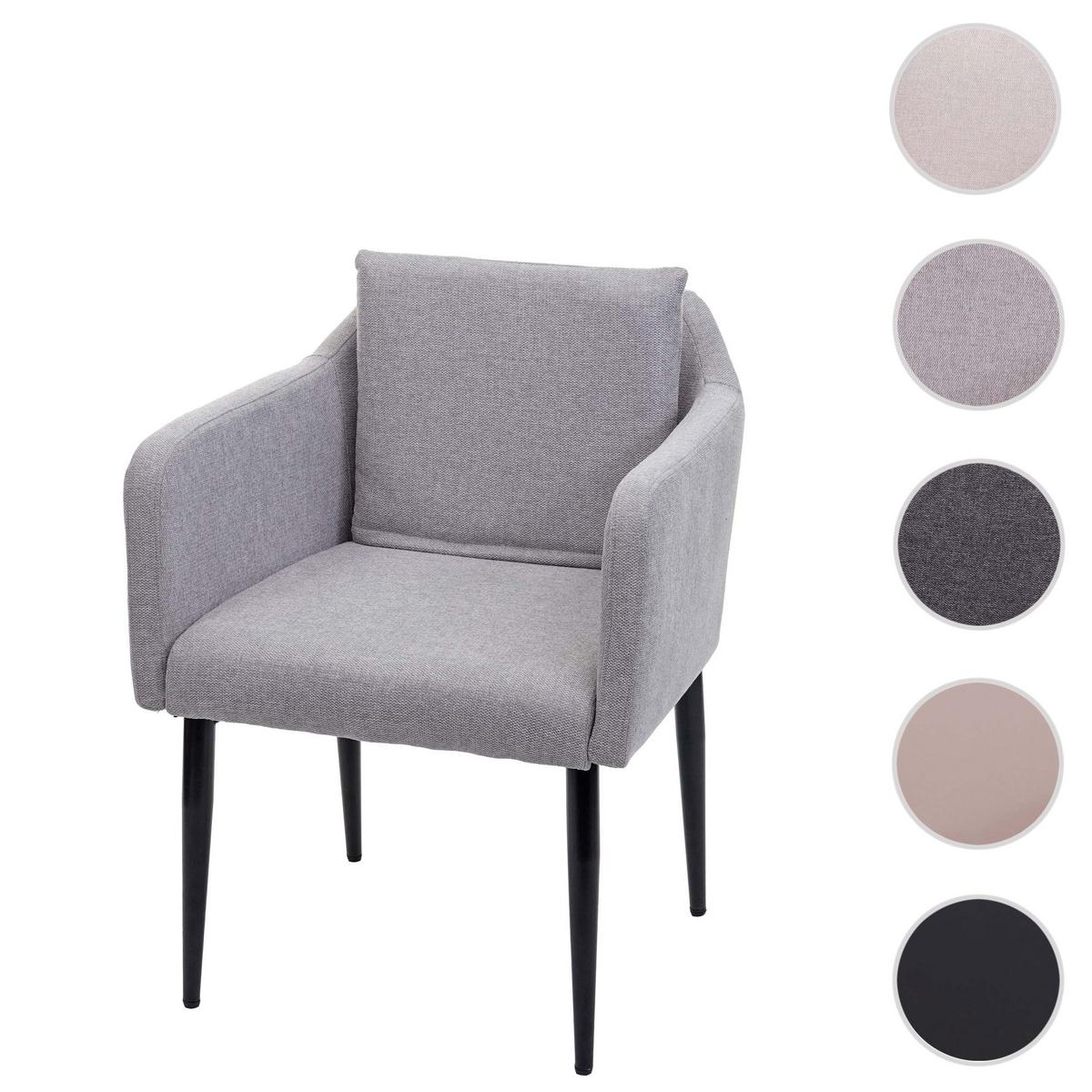 ESSZIMMERSTUHL Hellgrau - Hellgrau, Textil (60/86/65cm) - MCW