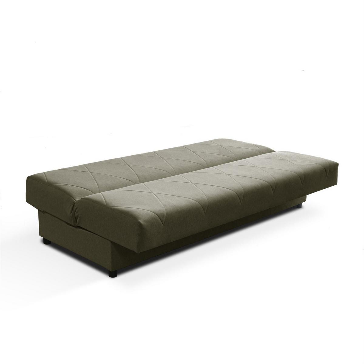 SCHLAFSOFA VERO mit Schlaffunktion Castel 39 - Grün, Textil (191/88/90cm) - Lookway