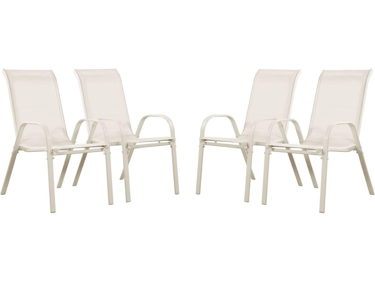 GARTENSESSEL cordoba Ekru - Beige, Metall (75/92/53cm) - Habitat Garten