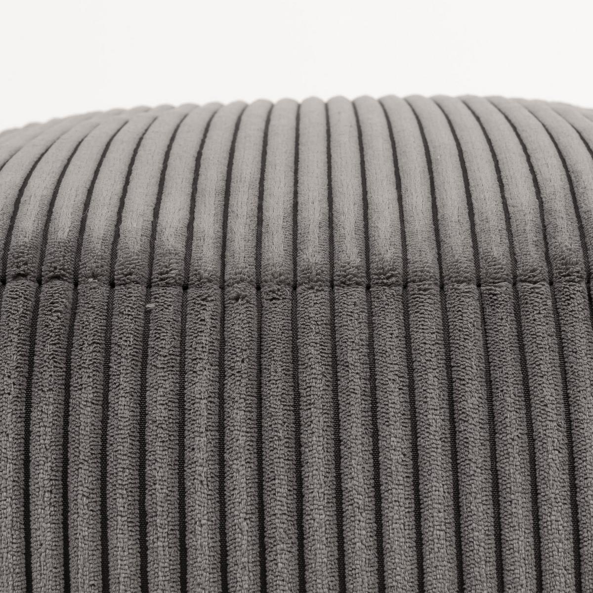 SITZPOUF Amara - Anthrazit, Textil (42/24/42cm) - icon