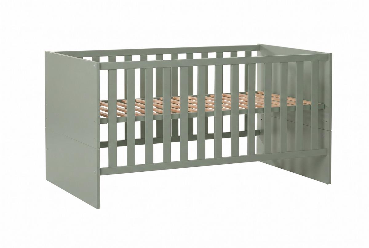 BABYBETT Essentials Premium Schilfgrün - Grün, Holz/Holzwerkstoff (70/140cm) - arthur berndt