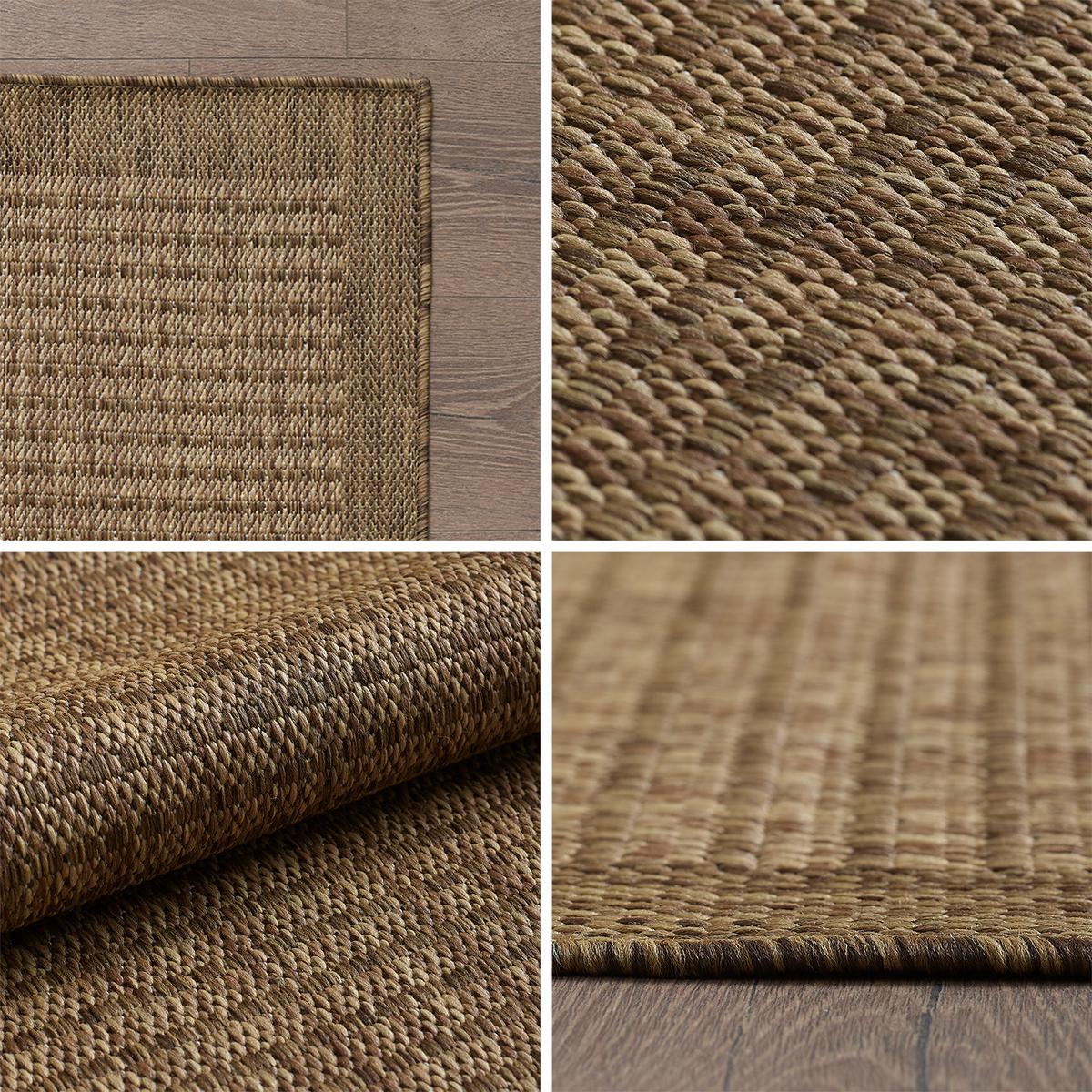 TEPPICH Outdoor DAFNE in Braun, einfarbig, 80 x 150 cm - Braun, Textil (150/80cm) - KADIMA DESIGN