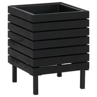 PFLANZKASTEN Schwarz - Schwarz, Holz (33/43/33cm) - MCW