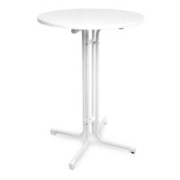 STEHTISCH Sylt - Weiß, Metall (80/80/110cm) - Beautissu 
