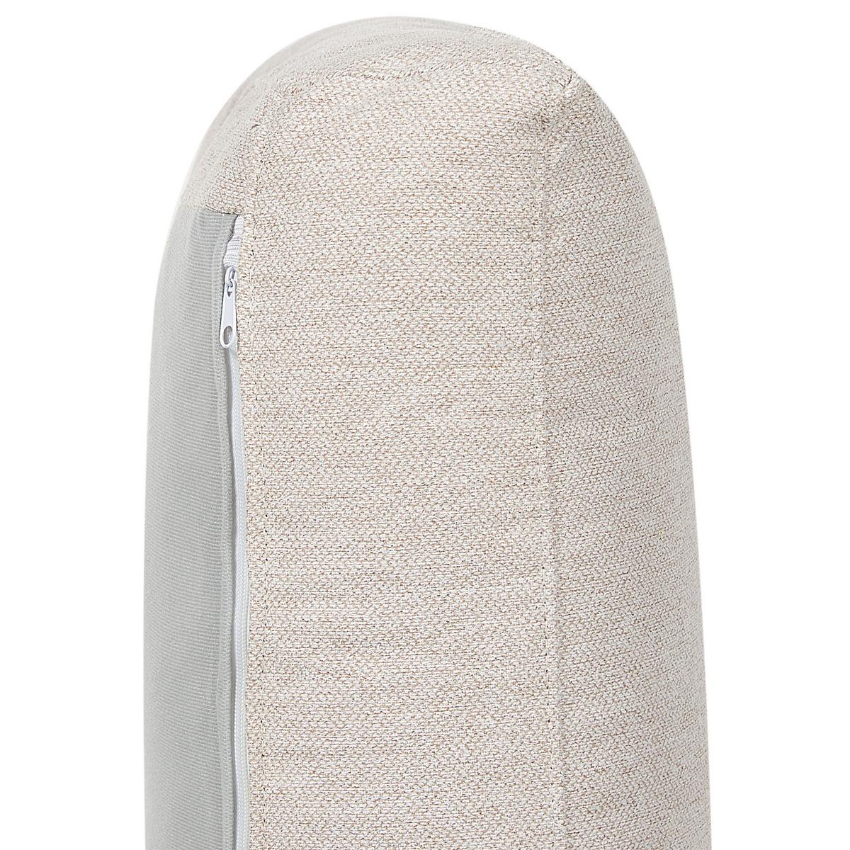 3-SITZER-ECKSOFA beige linksseitig Nora - Hellbraun/Beige, Textil (279/150cm) - Beliani